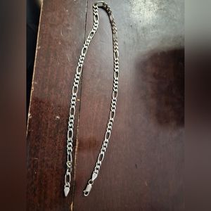 16in silver chain necklace